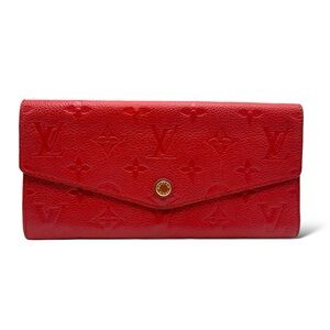 Louis Vuitton Monogram Cherry Empreinte Leather Curieuse Wallet
